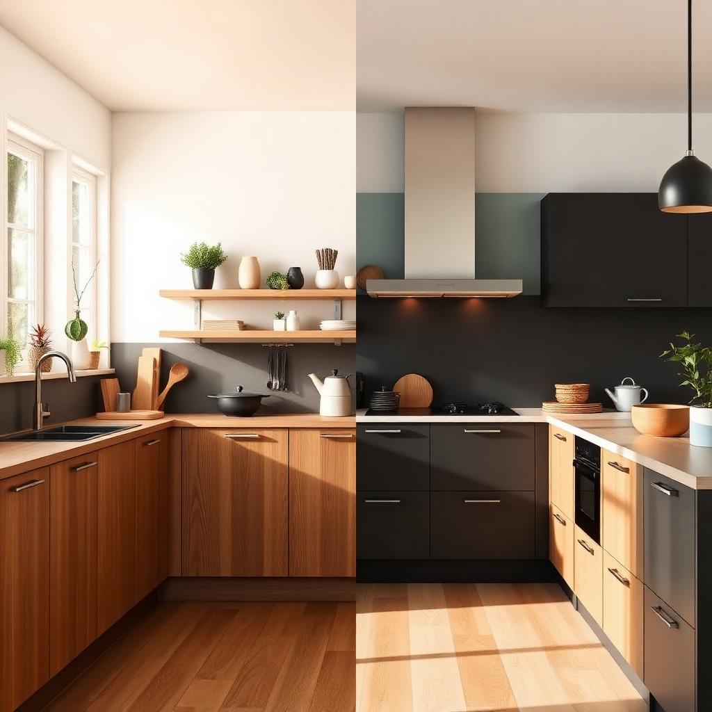 Sfeerbeeld bij artikel over wrappen versus verven versus nieuwe keuken, impressie